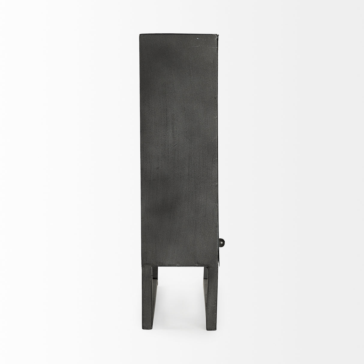 Felix Gray Metal Square Table Clock from Mercana - Luna Furniture
