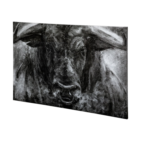 Ringo by Mercana Studio a Hand Embellished Textured Canvas