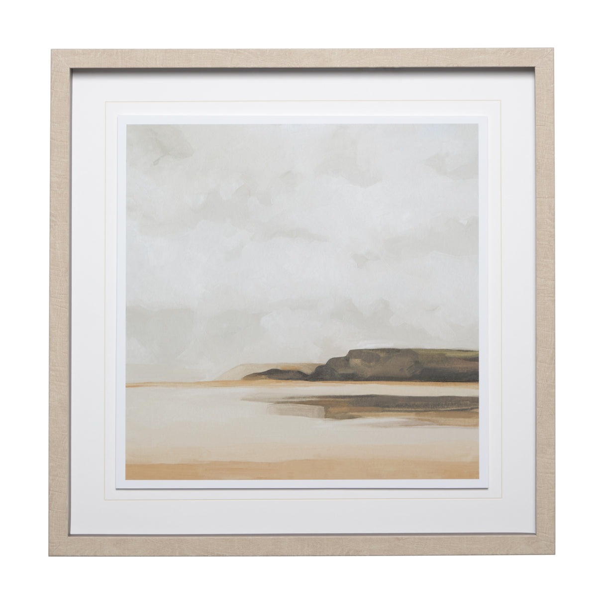 Wattwanderung I by Emma Scarvey a Framed Art Print Matted under Glass from Mercana - Luna Furniture