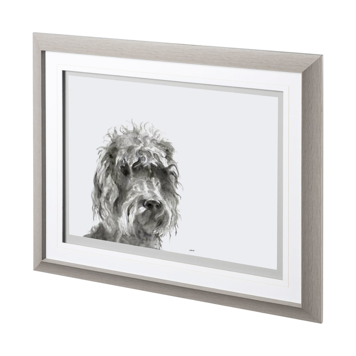 Walk Time 2 by Mercana Studio a Hand Embellished Textured Framed Art Print Matted under Glass from Mercana - Luna Furniture