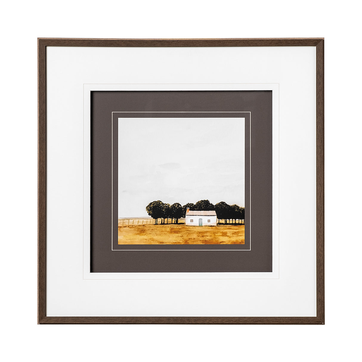 Late July I by Victoria Borges a Framed Art Print Matted under Glass from Mercana - Luna Furniture