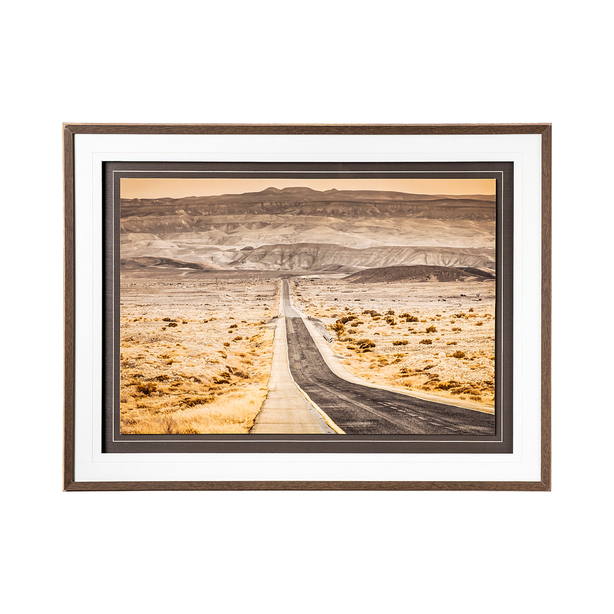 Journey Onwards by Frank Assaf a Hand Embellished Textured Framed Art Photograph Matted under Glass from Mercana - Luna Furniture