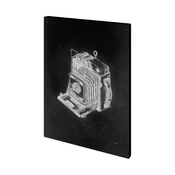 Pacemaker Black I by Mercana Studio a Hand Embellished Textured Canvas
