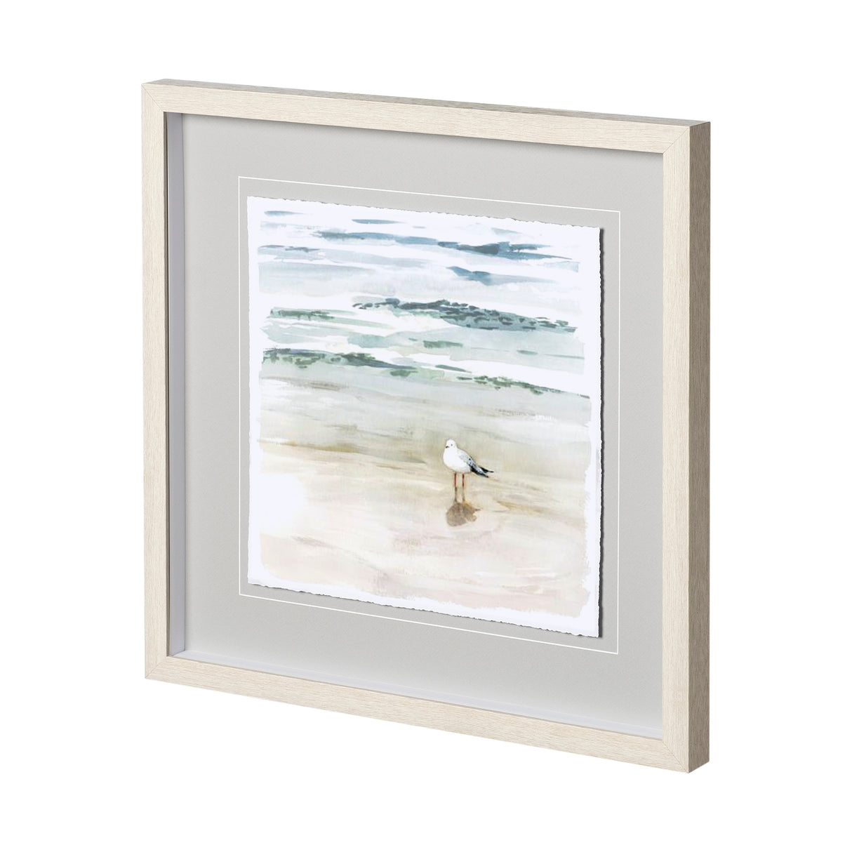 Seagull Cove II by Victoria Borges a Framed Art Print Matted under Glass from Mercana - Luna Furniture