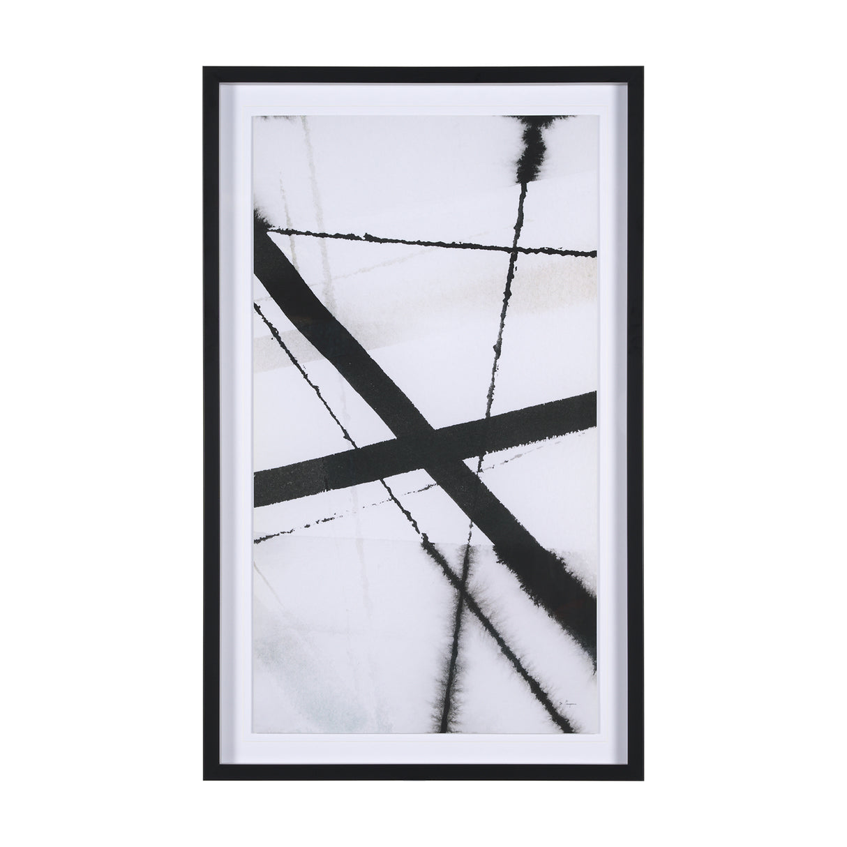 Clouding Mirror II by Panpan Zhang a Framed Art Print Matted under Glass from Mercana - Luna Furniture