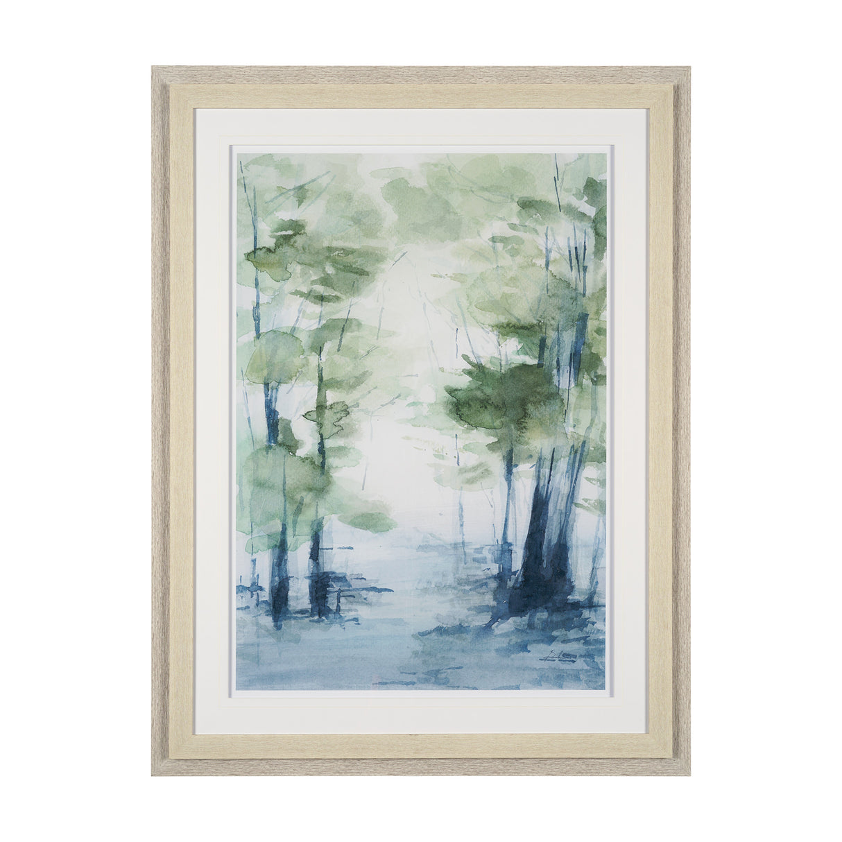 Forest Dew I by Mercana Studio a Hand Embellished Textured Framed Art Print Matted under Glass from Mercana - Luna Furniture