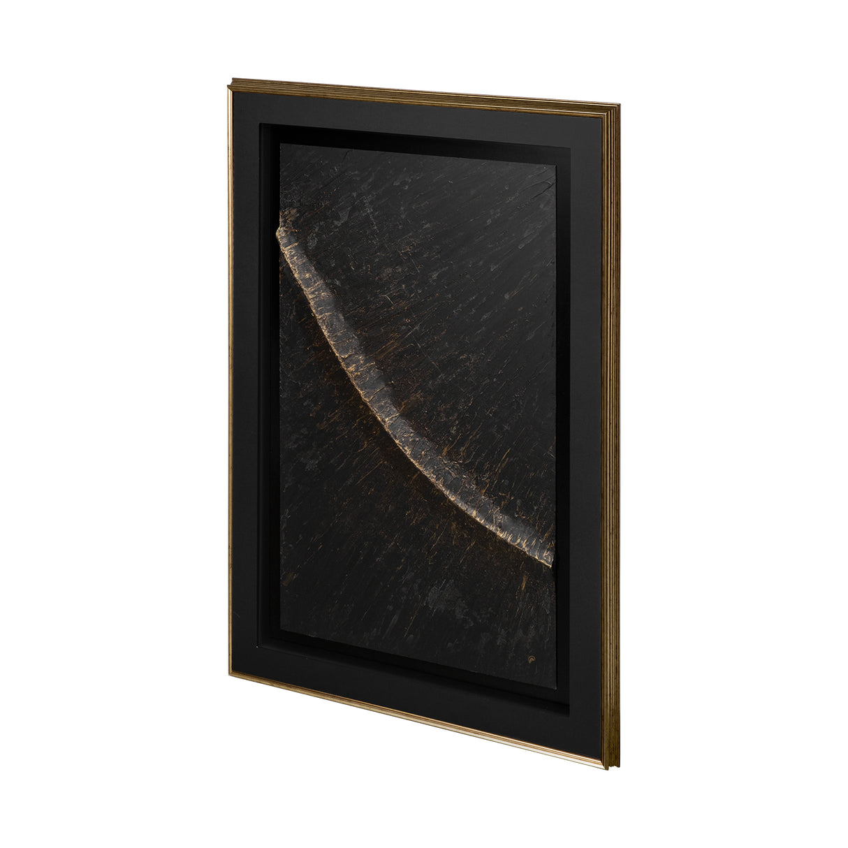 Fossil II by Studio M a handmade Original Framed Artwork under Glass from Mercana - Luna Furniture