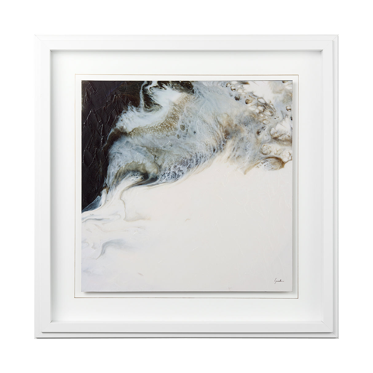 Threshold II by Mercana Studio a Hand Embellished Textured Framed Art Print from Mercana - Luna Furniture