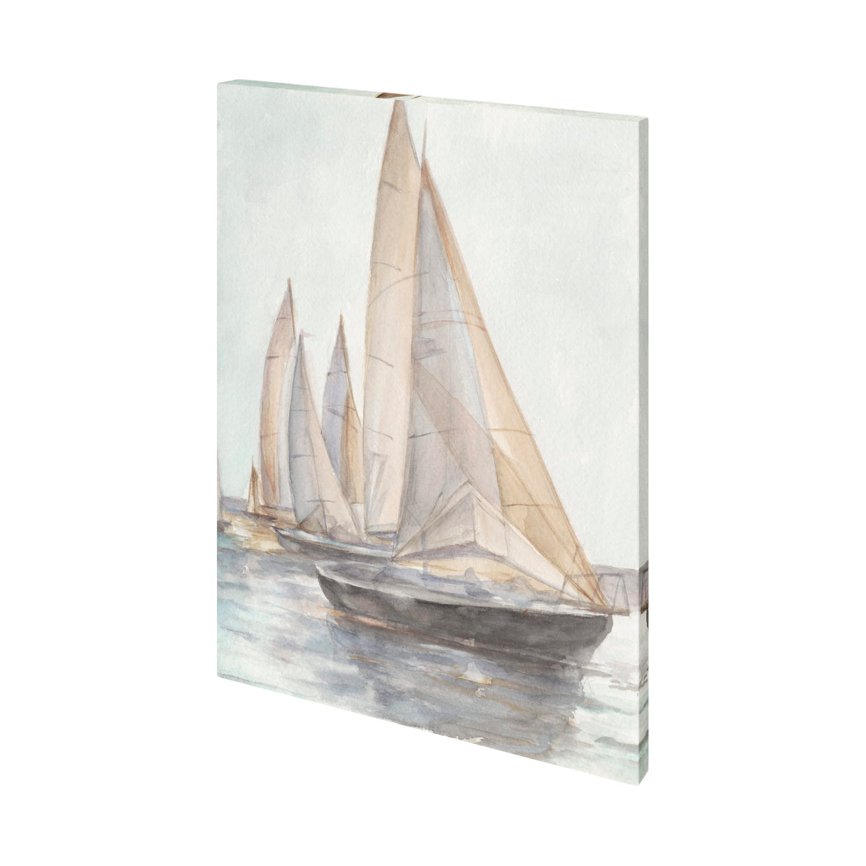 Plein Air Sailboats II by Ethan Harper a Hand Embellished Textured Canvas from Mercana - Luna Furniture