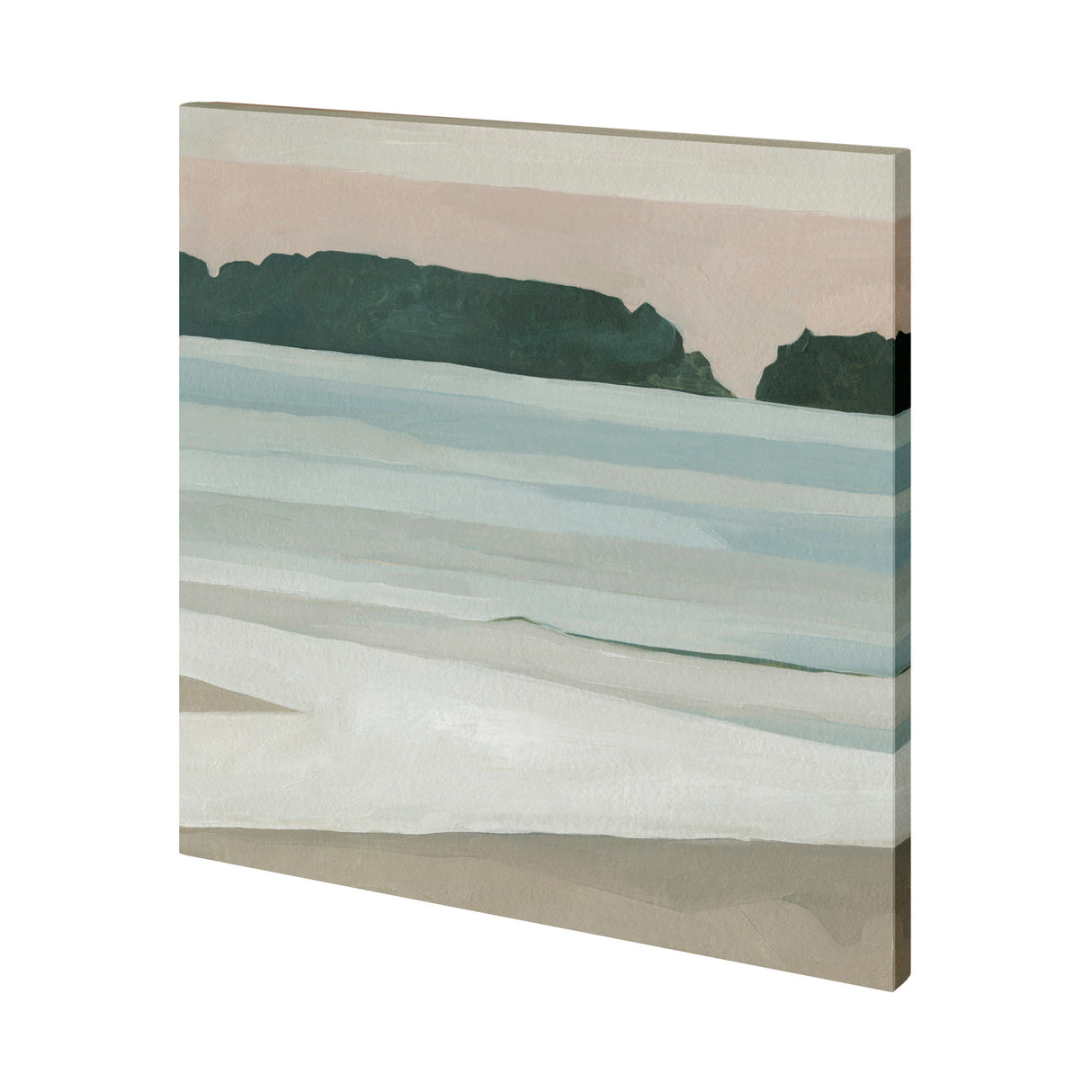 Coastal Lines III by Emma Scarvey a Hand Embellished Textured Canvas from Mercana - Luna Furniture
