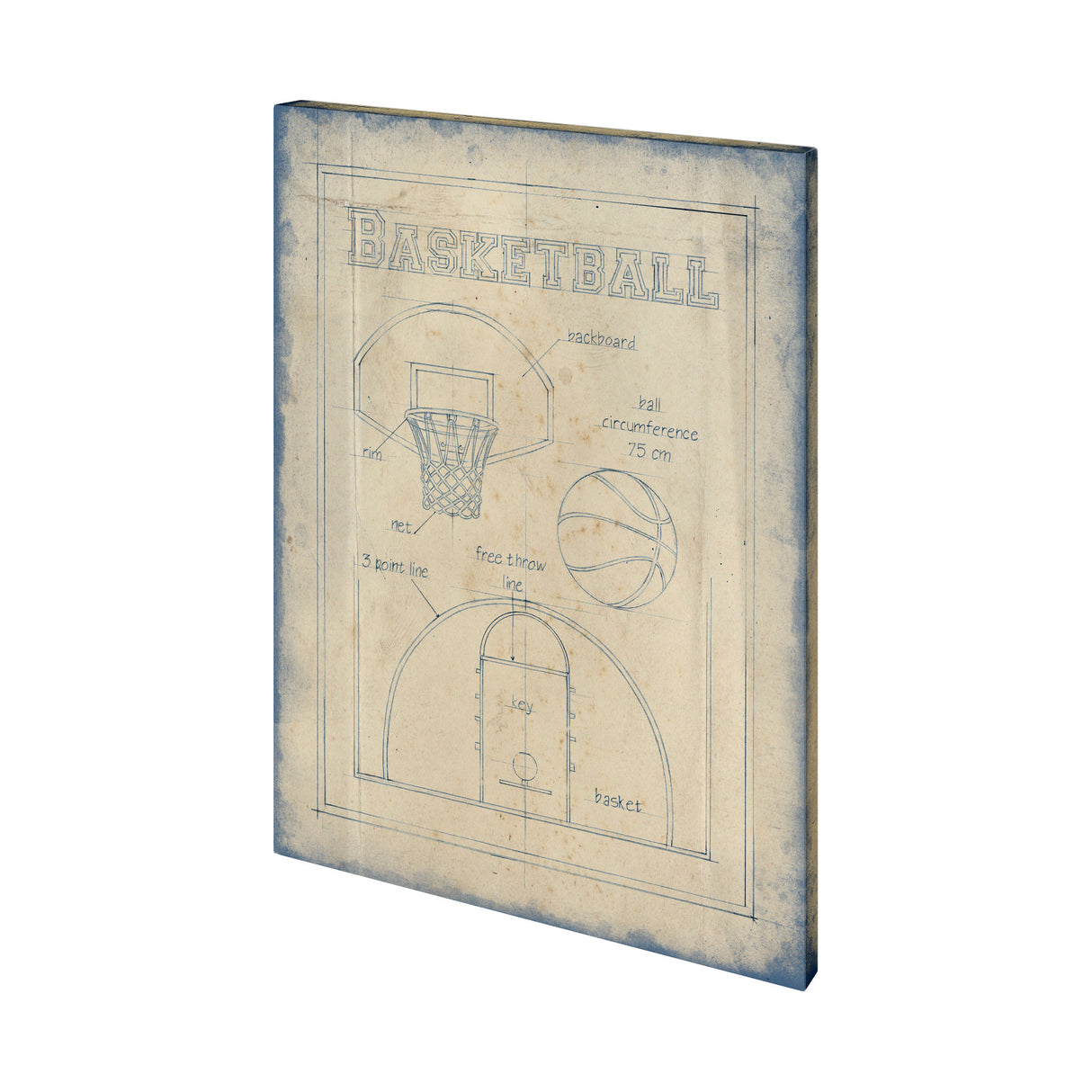 All About the Game III by Ethan Harper a Hand Embellished Textured Canvas from Mercana - Luna Furniture