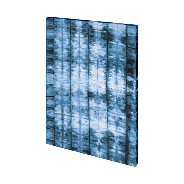 Kanari II Indigo by Mercana Studio a Hand Embellished Textured Canvas