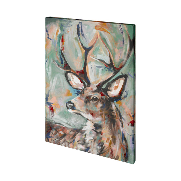 Buck by Altamura a Hand Embellished Textured Canvas