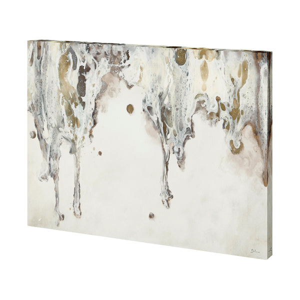 Icarus II by Mercana Studio a Hand Embellished Textured Canvas
