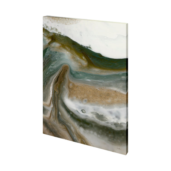 Equatorial Drift I by Gabrielle Crawford a Hand Embellished Textured Canvas
