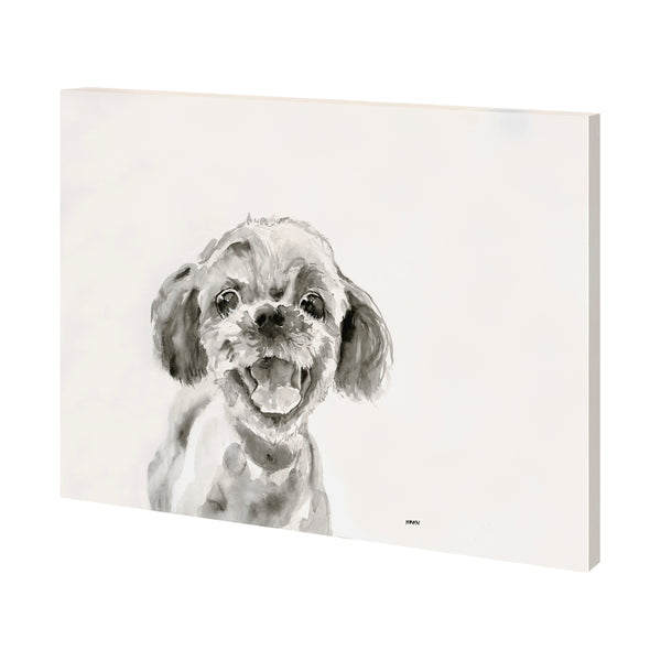 Walk Time 3 by Mercana Studio a Hand Embellished Textured Canvas