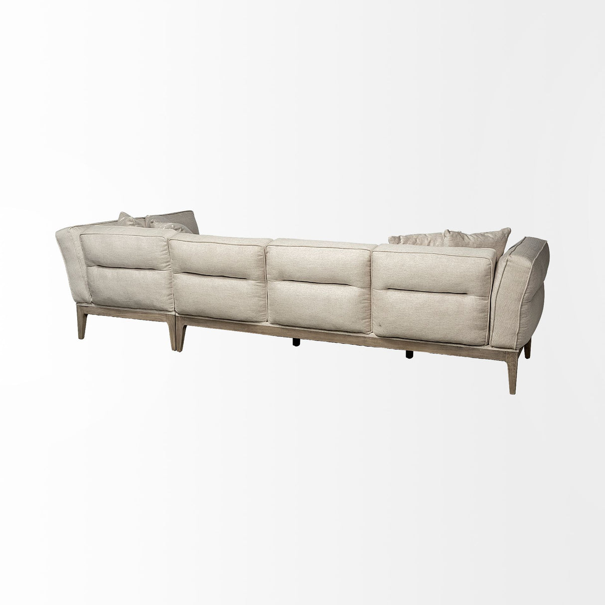 Denali III Beige Upholstered Wooden Frame Sectional from Mercana - Luna Furniture