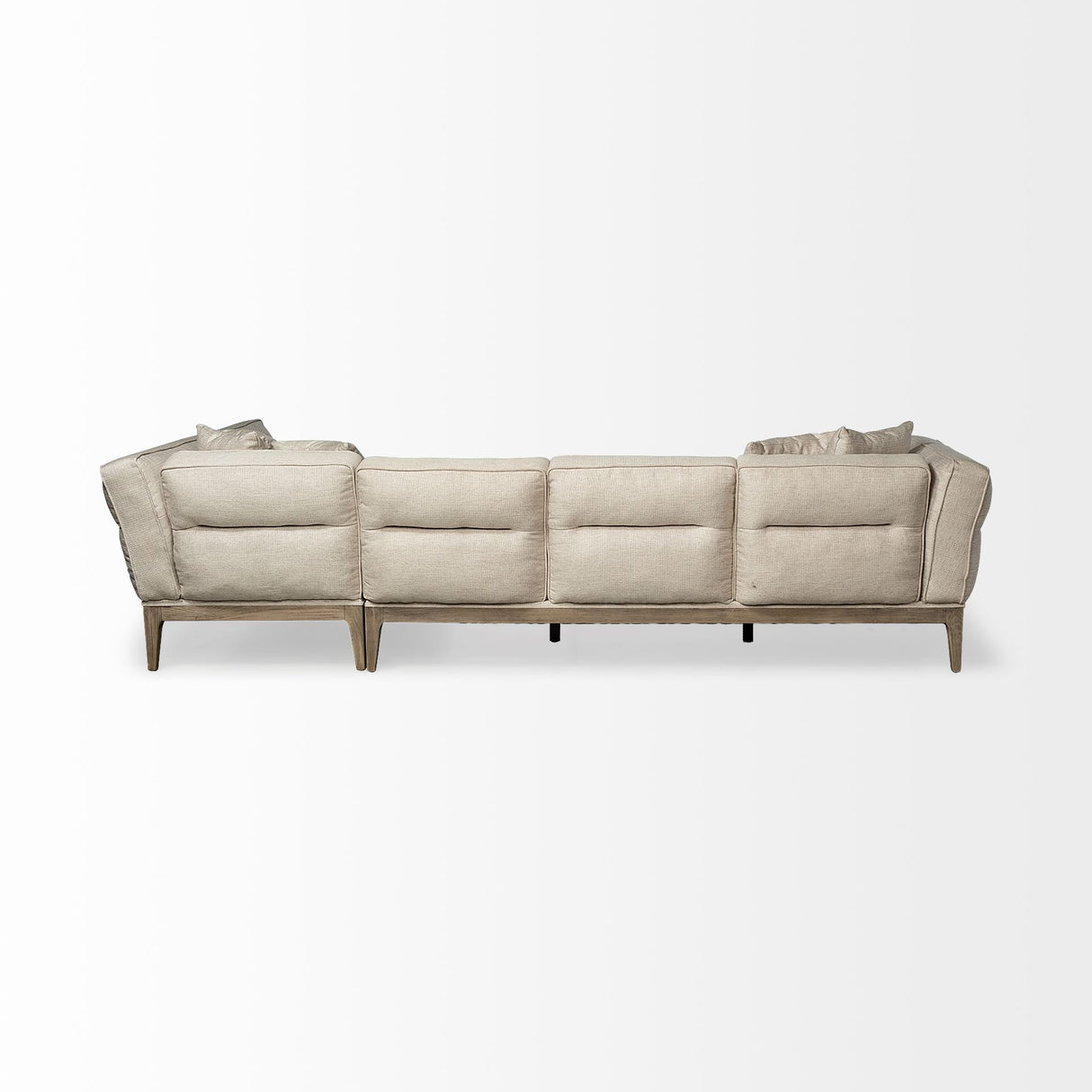 Denali III Beige Upholstered Wooden Frame Sectional from Mercana - Luna Furniture
