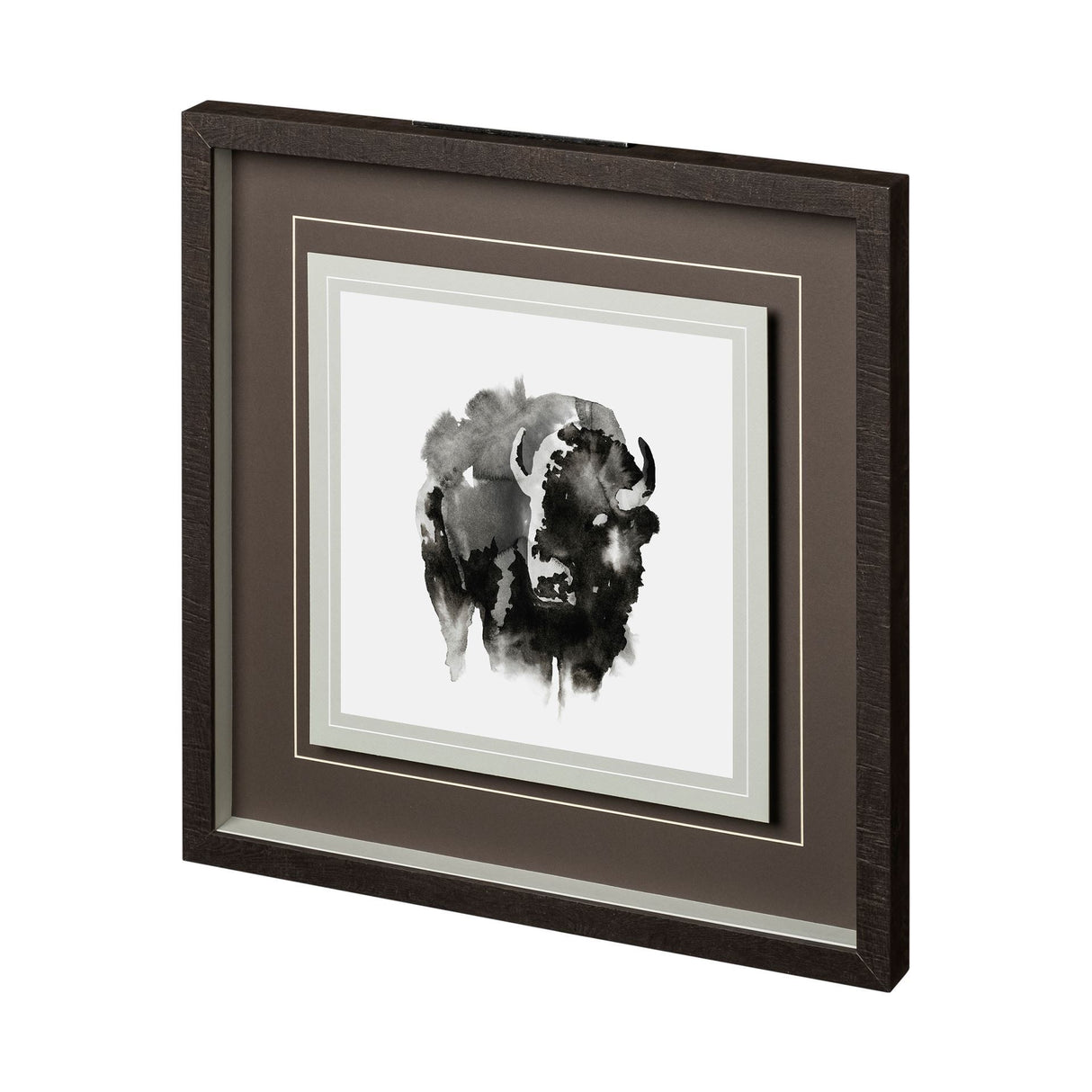 Assam by Kristine Hegre a Hand Embellished Textured Framed Art Print Matted under Glass from Mercana - Luna Furniture
