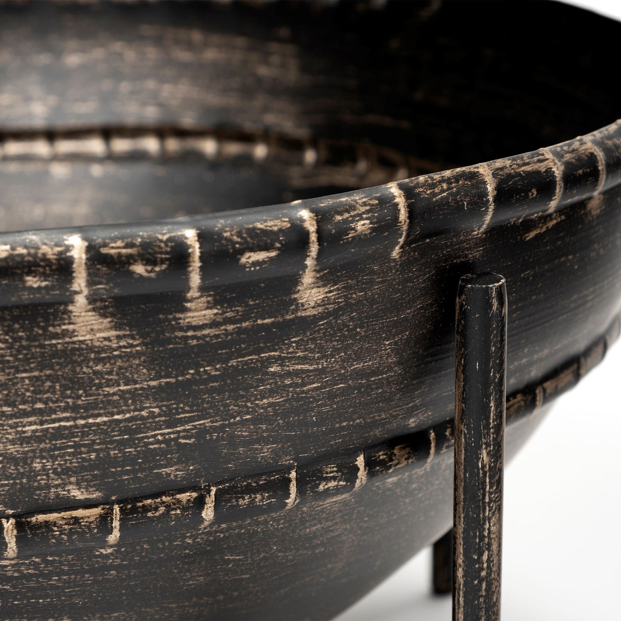 Cauldron (Set of 2) Brown Metal Bowls from Mercana - Luna Furniture