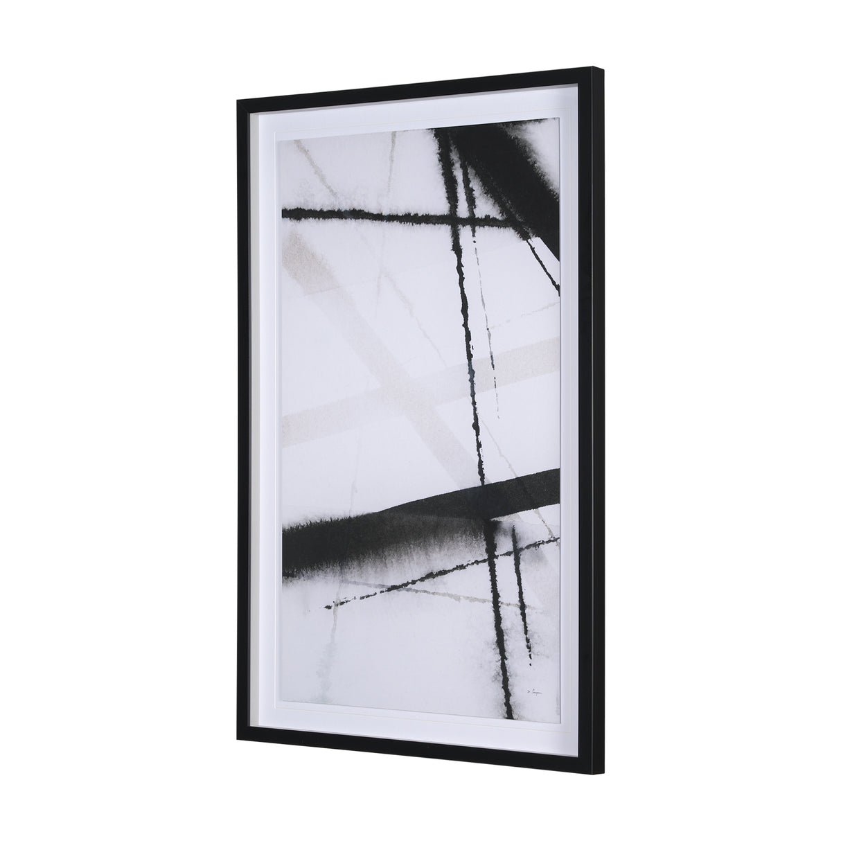 Clouding Mirror I by Panpan Zhang a Framed Art Print Matted under Glass from Mercana - Luna Furniture