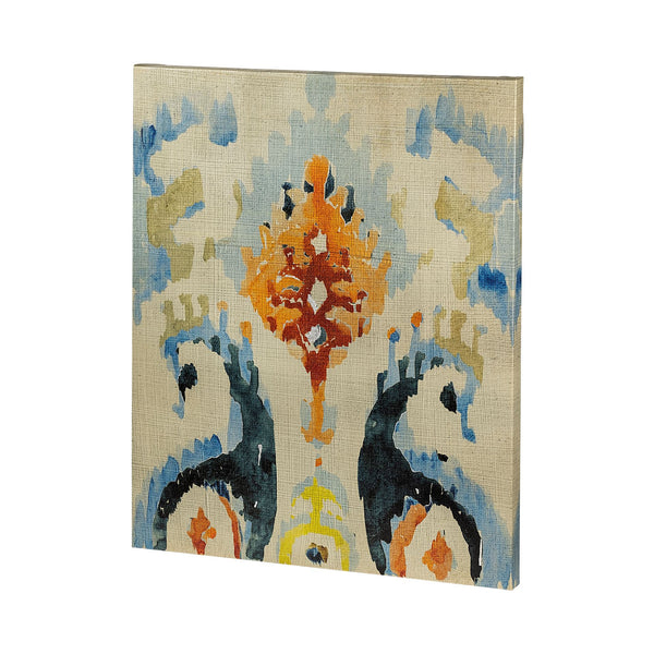 Bohemian Ikat V by Chariklia Zarris a Hand Embellished Textured Canvas