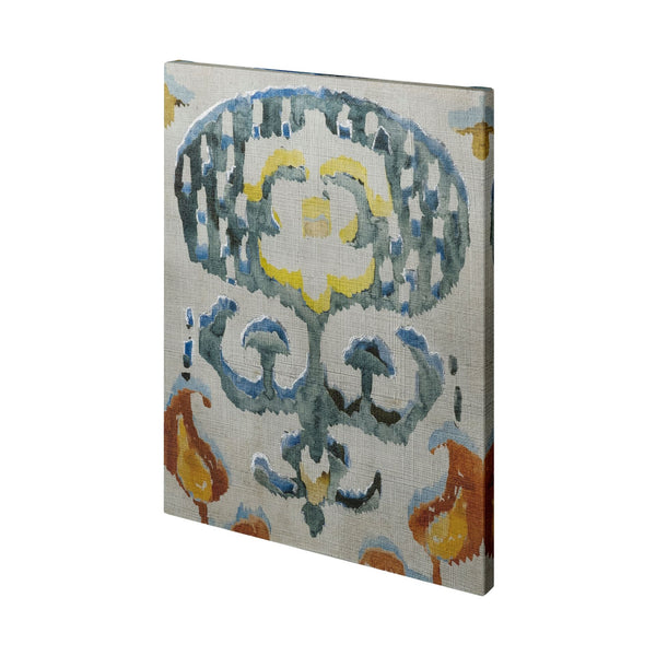 Bohemian Ikat I by Chariklia Zarris a Hand Embellished Textured Canvas