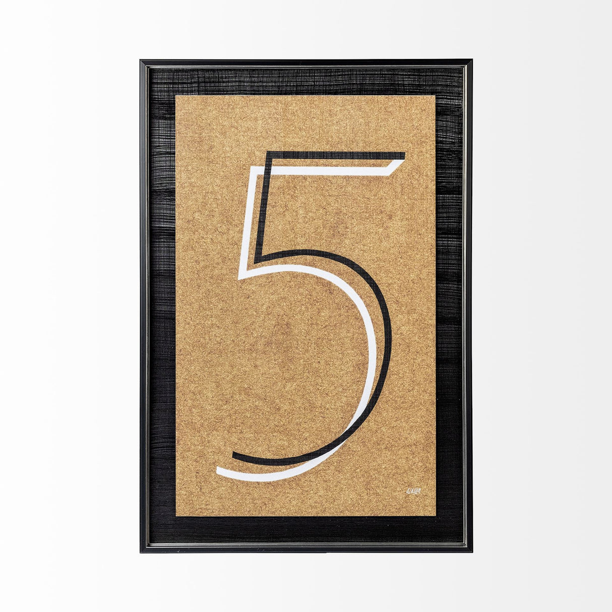 Value Collector 5 by Mercana Studio a Hand Embellished Textured Framed Art Print from Mercana - Luna Furniture