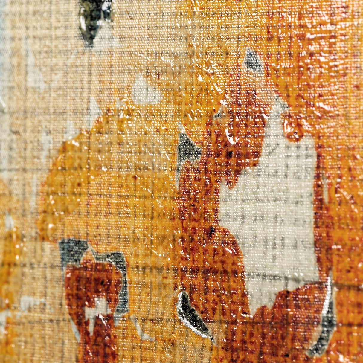 Bohemian Ikat V by Chariklia Zarris a Hand Embellished Textured Canvas from Mercana - Luna Furniture