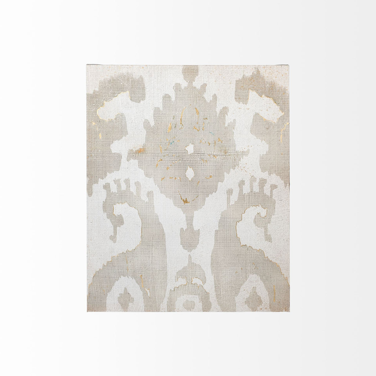 Shadow Ikat V by Chariklia Zarris a Hand Embellished Textured Canvas from Mercana - Luna Furniture