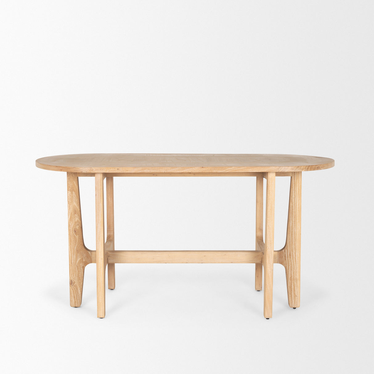 Taylin Light Brown Solid Wood Desk from Mercana - Luna Furniture