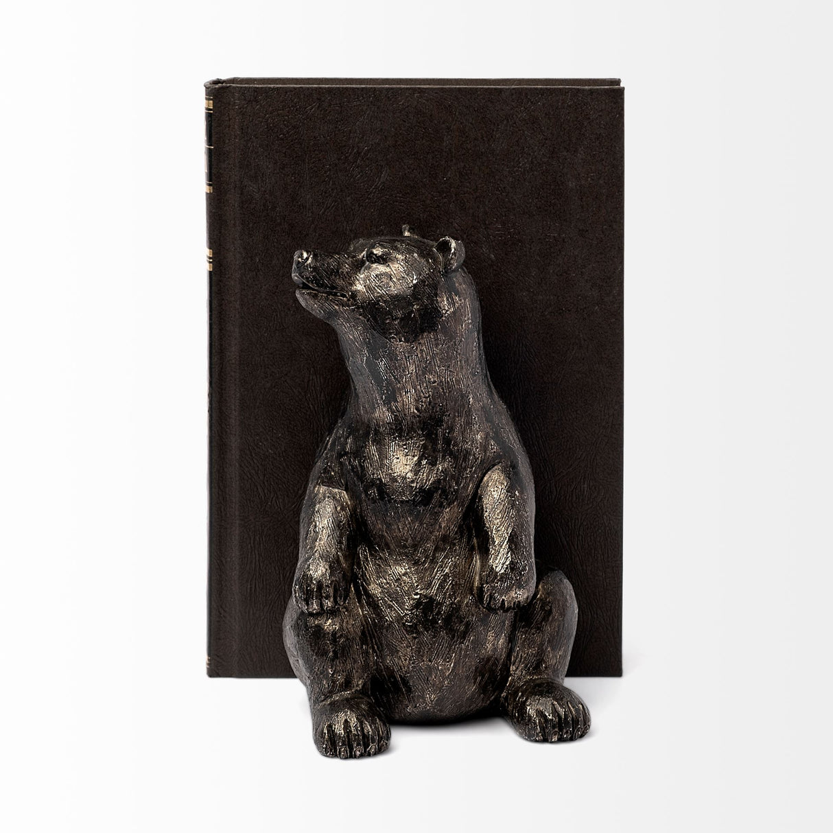 Sleuth (Set of 2) 9L x 8W Grizzly Bear Bookends from Mercana - Luna Furniture