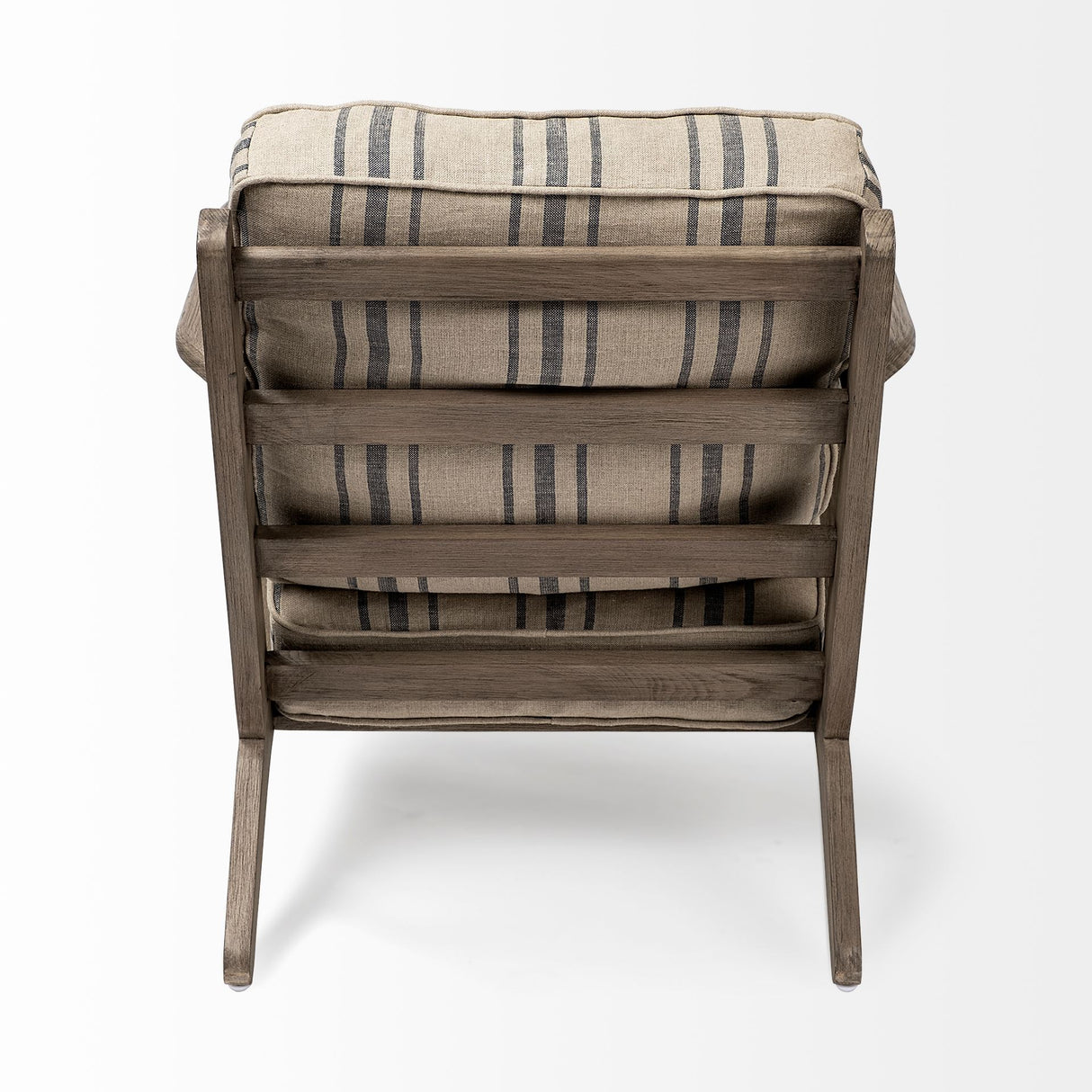 Olympus III Striped Brown Jute Wrapped Wooden Frame Accent Chair from Mercana - Luna Furniture