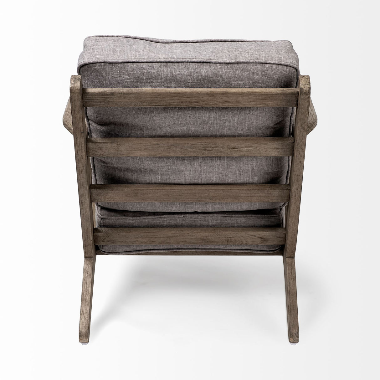 Olympus II Flint Gray Fabric Covered Wooden Frame Accent Chair from Mercana - Luna Furniture