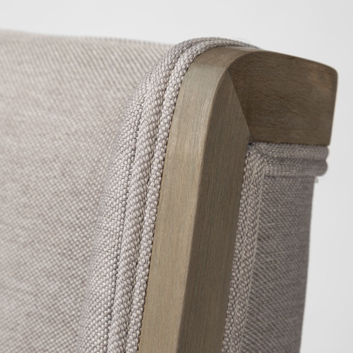 Tenton II Grey Fabric Seat Brown Wood Frame Dining Chair, Set of 2 from Mercana - Luna Furniture