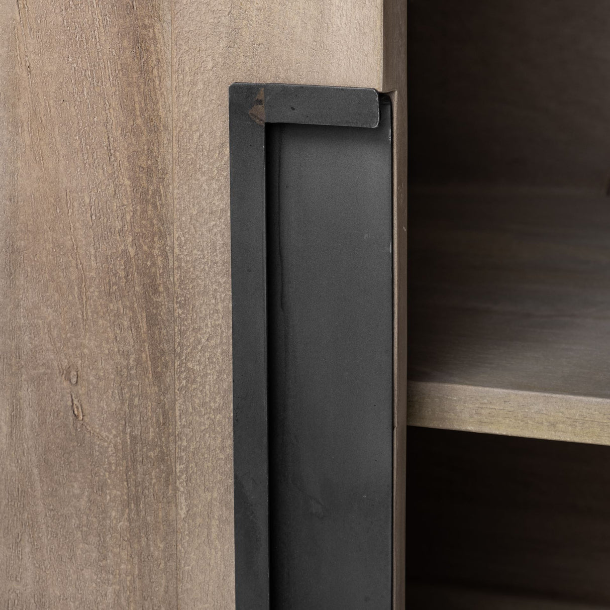 Braxton III 81.5x18.5 Natural Brown Solid Wood 3 Drawer 6 Door Sideboard from Mercana - Luna Furniture