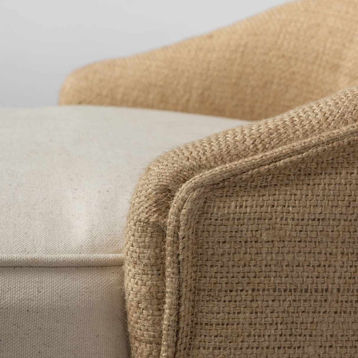 Monmouth 24.25" Seat Height Cream/Beige Fabric Seat Brown Wood Frame Counter Stool from Mercana - Luna Furniture