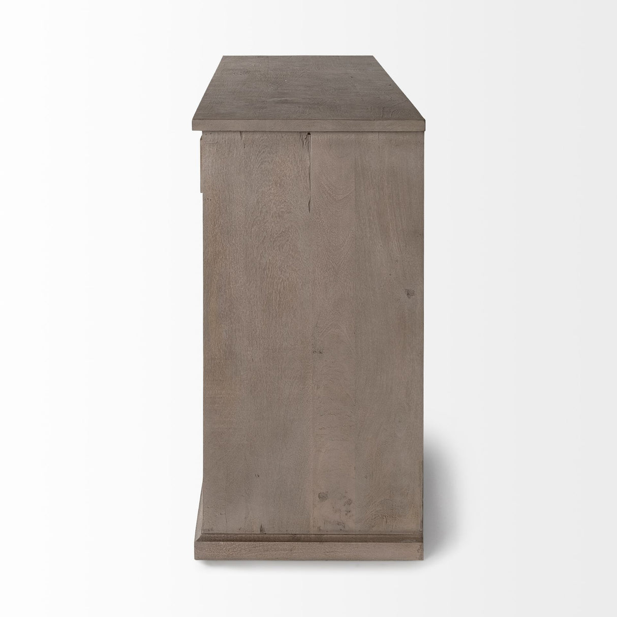 Braxton III 81.5x18.5 Natural Brown Solid Wood 3 Drawer 6 Door Sideboard from Mercana - Luna Furniture