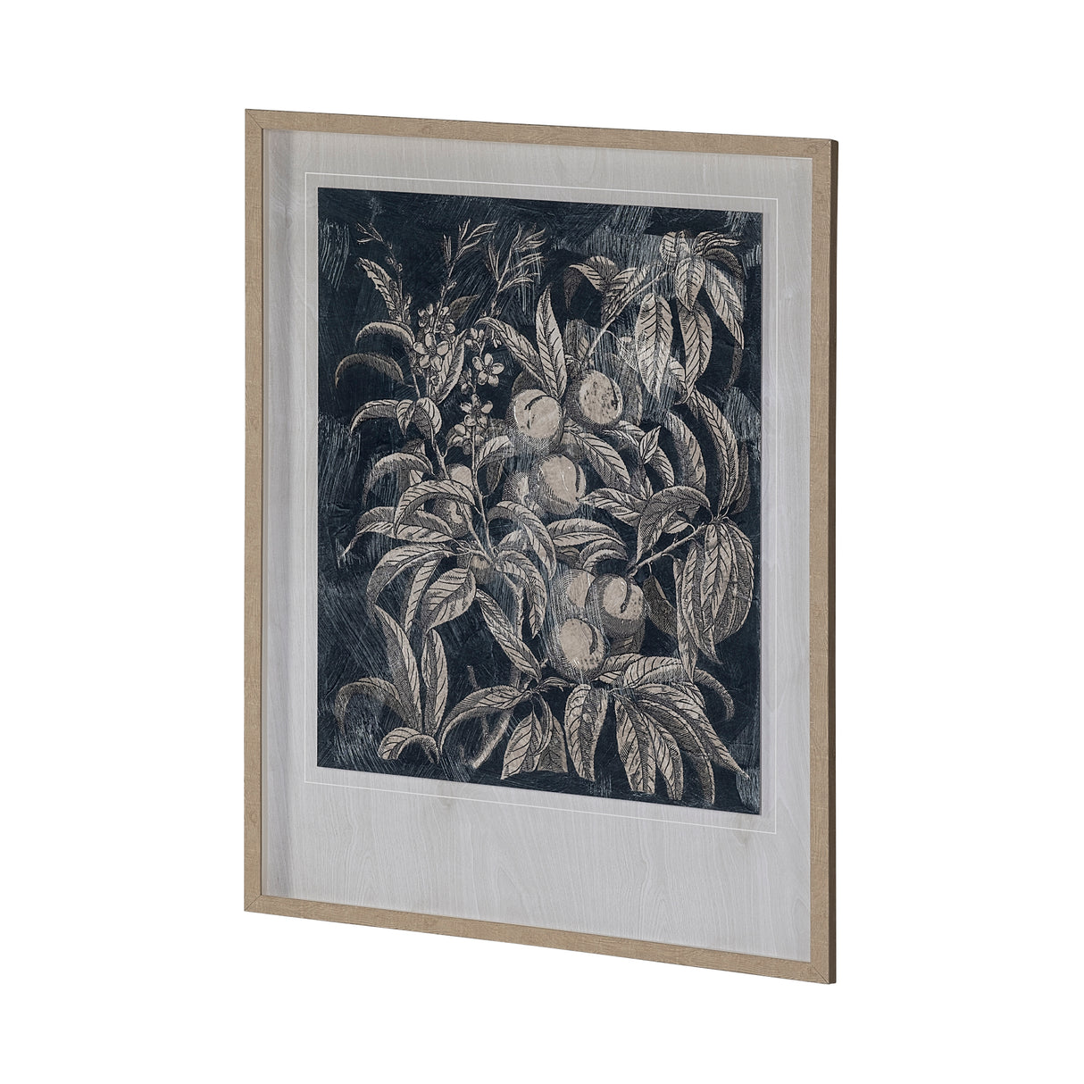 Vintage Fruit & Floral II by Megan Meagher Hand Embellished Framed Art Print Matted under Glass from Mercana - Luna Furniture