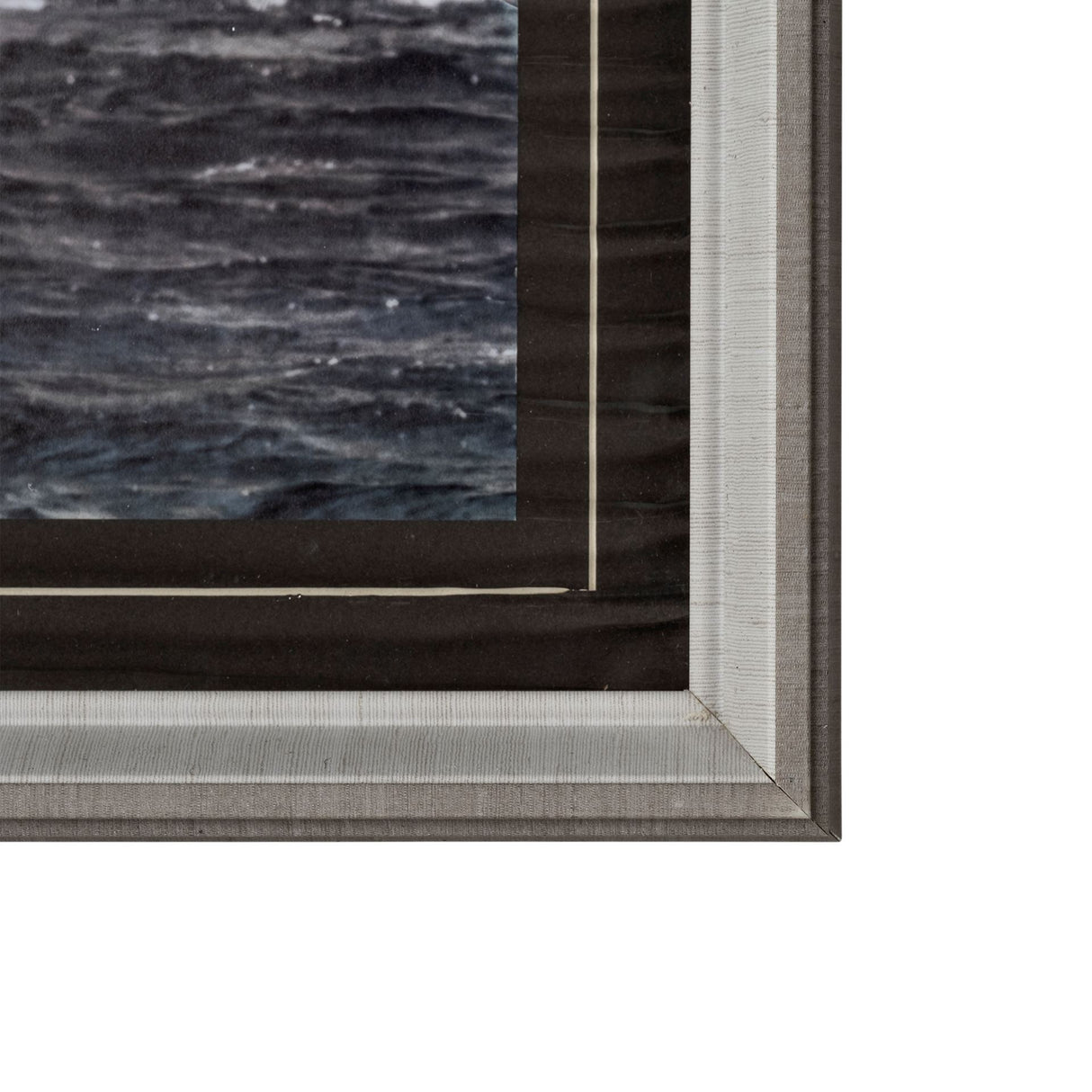 Sailing South by Jorge Llovet a Hand Embellished Textured Framed Photo Art Print Matted under Glass from Mercana - Luna Furniture