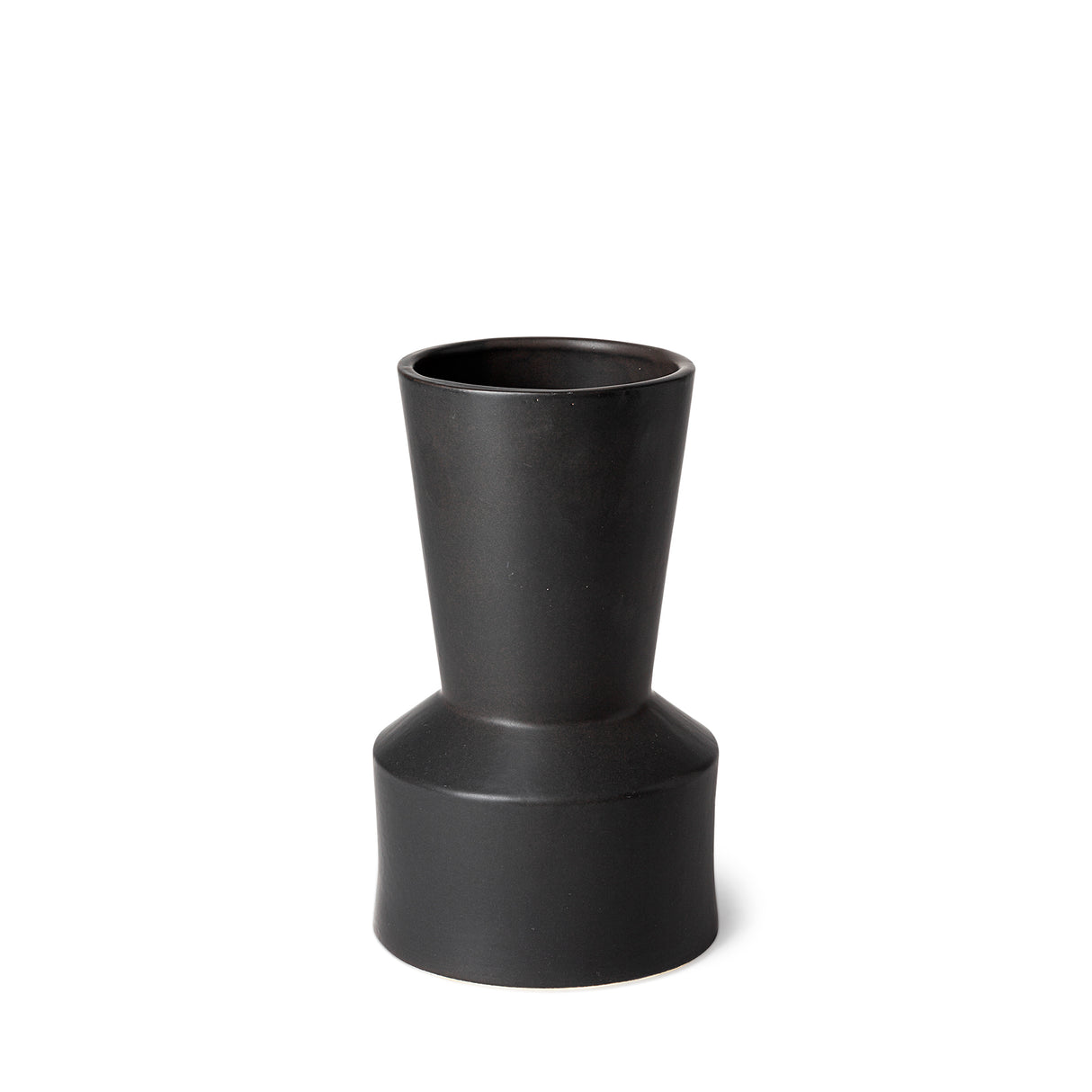 Laforge Black Ceramic Vase from Mercana - Luna Furniture