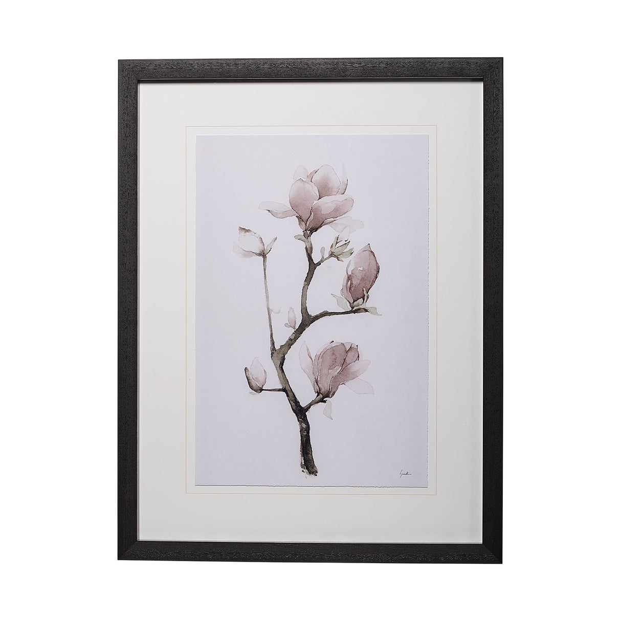 Magnolia I by Gabrielle C a Framed Art Print Matted under Glass from Mercana - Luna Furniture