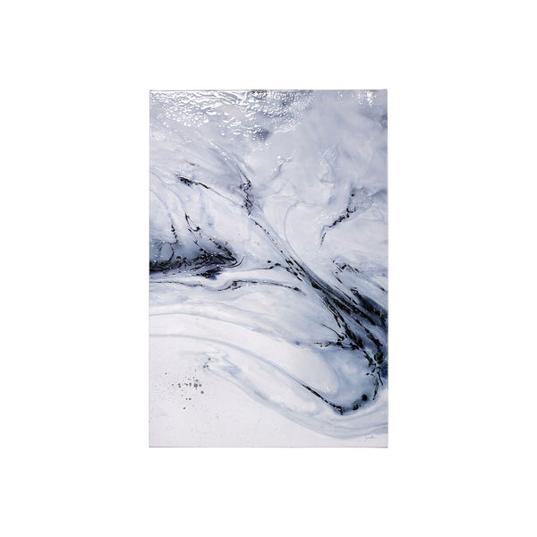 Thunderclouds I by Gabrielle Campbell a Hand Embellished Textured Canvas