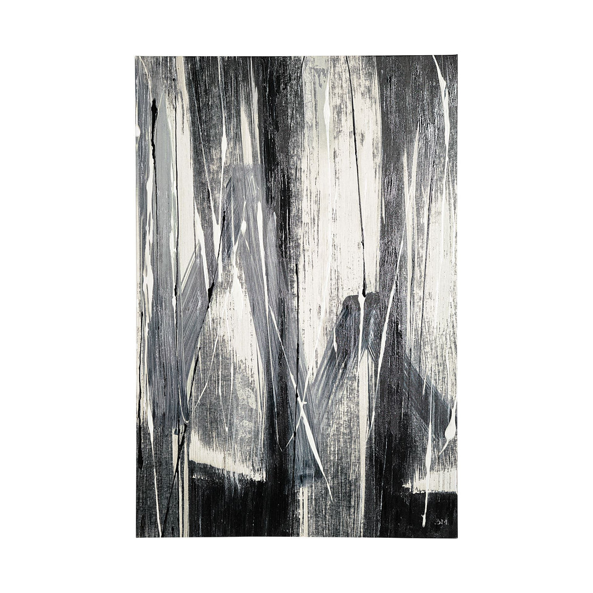 Glass Shower II by Mercana Studio a Hand Embellished Textured Canvas from Mercana - Luna Furniture