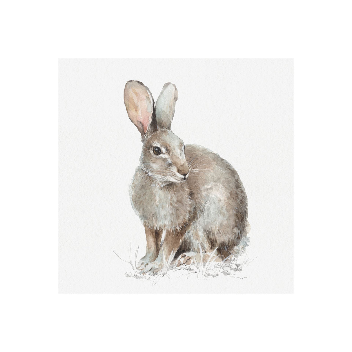 Forest Friends VIII (Hare) by Lisa Audit a Hand Embellished Textured Canvas from Mercana - Luna Furniture