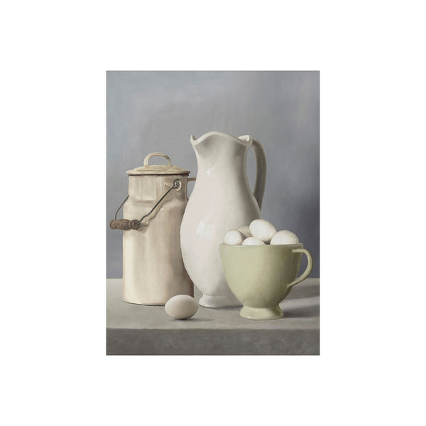 Kitchen Collection by Mark Chandon a Hand Embellished Textured Canvas