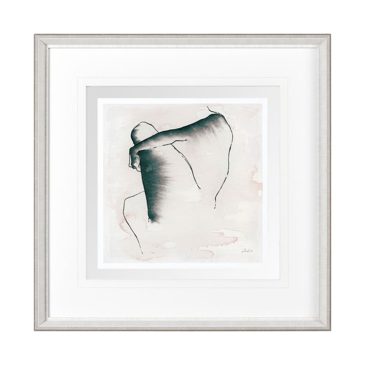 Andromedae Light III by Melody D a Hand Embellished Textured Framed Art Print Matted under Glass from Mercana - Luna Furniture