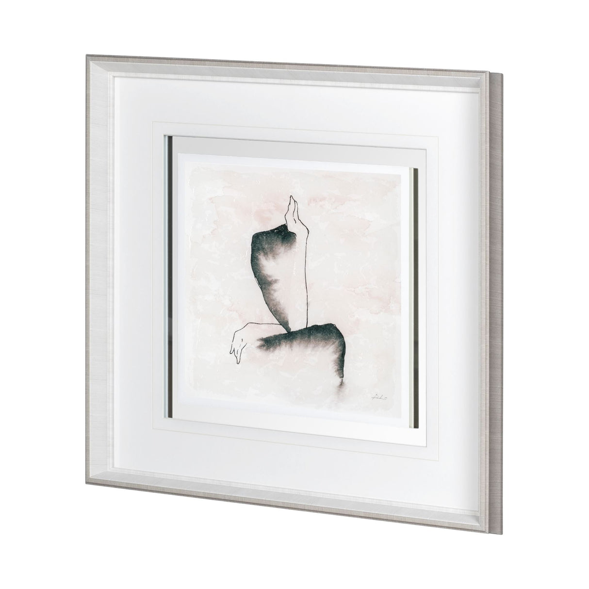 Andromedae Light I by Melody D a Hand Embellished Textured Framed Art Print Matted under Glass from Mercana - Luna Furniture