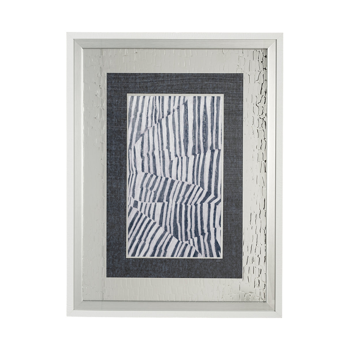Corduroy II by Alarm a Hand Embellished Textured Framed Art Print Matted under Glass from Mercana - Luna Furniture