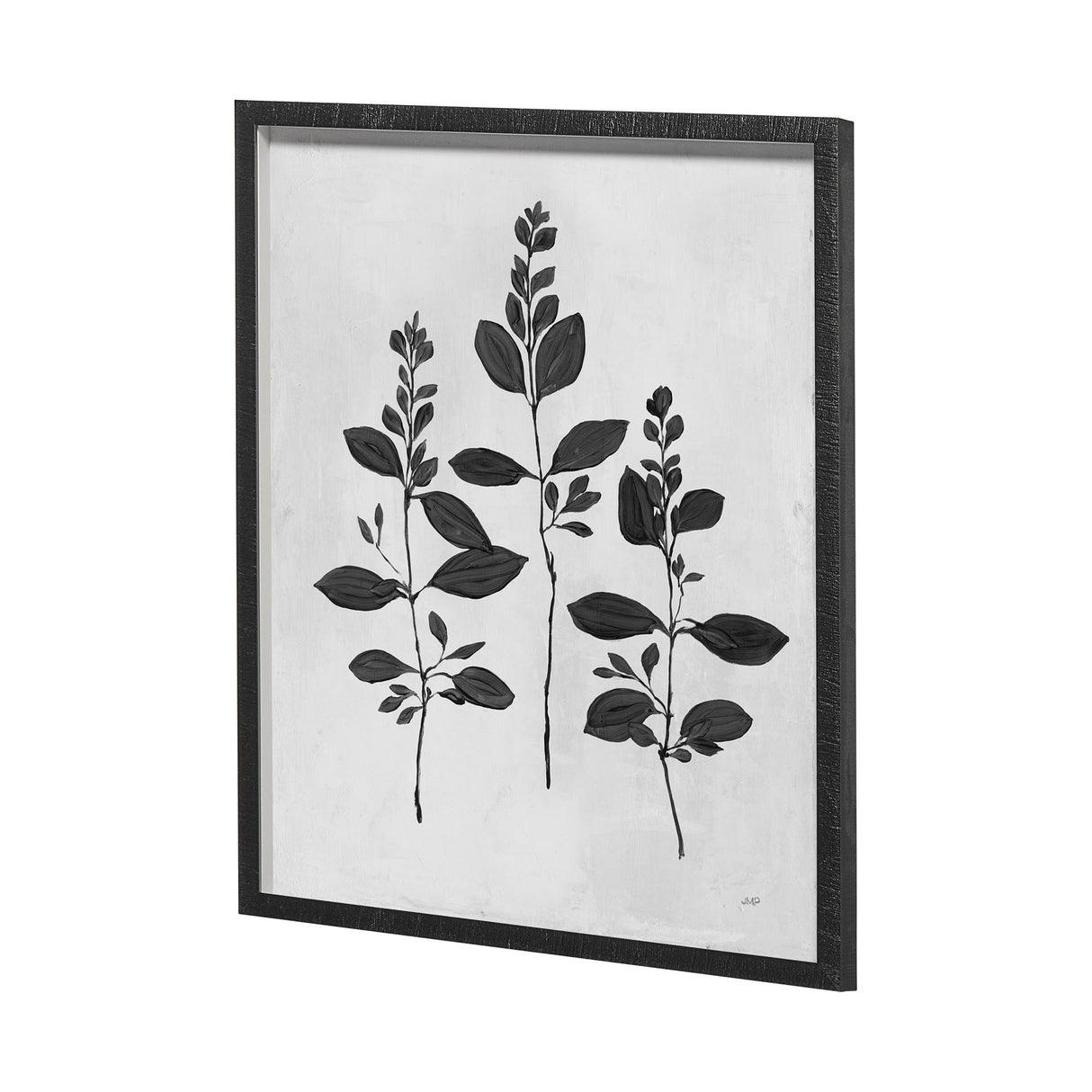 Botanical Study IV by Julia Purinton a Hand Embellished Textured Framed Art Print Matted under Glass from Mercana - Luna Furniture